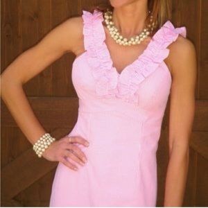 NWT Lilly Pulitzer Phoebe Ruffle Neckline Dress